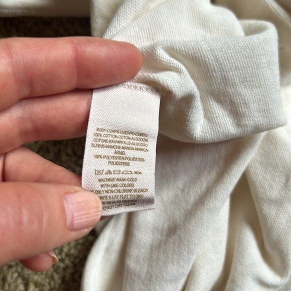 We The Free jersey type T-shirt w/lace. Size S - Picture 7 of 8